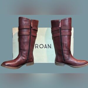 ROAN By BED|STÜ Tall Burgundy Leather Boots